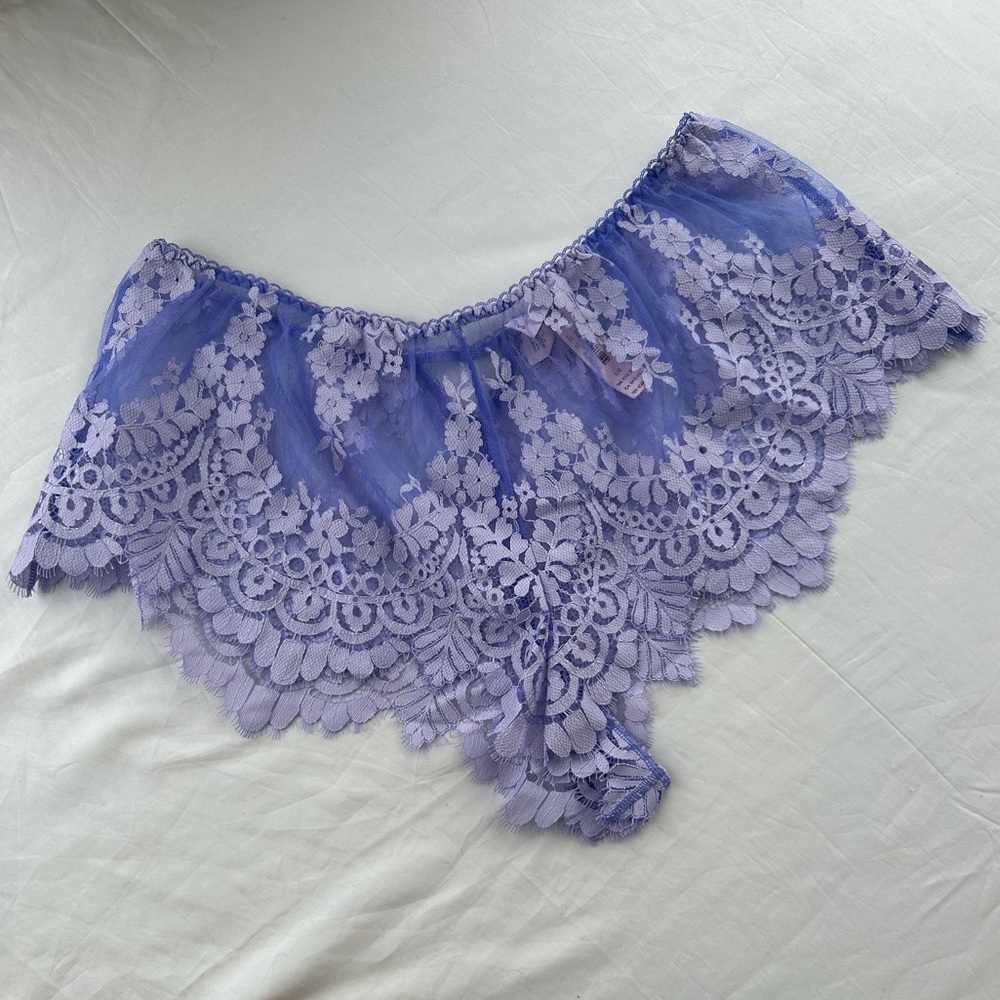 victoria’s secret lace lingerie shorts